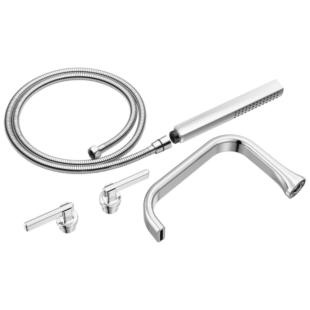 Brizo - AllariaE Two-Handle Tub Filler Trim Kit with Lever Handles - Chrome