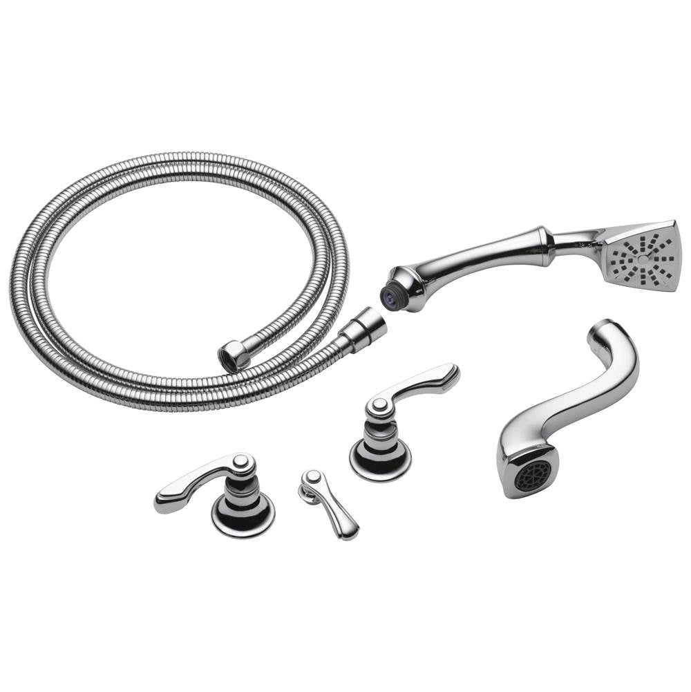 Brizo - Charlotte Two-Handle Tub Filler Trim Kit - Chrome