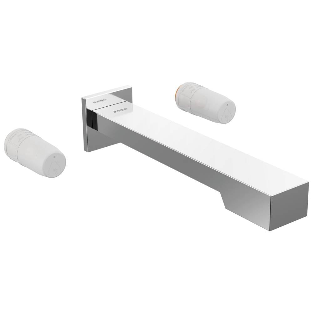 Brizo - Frank Lloyd Wright Two-Handle Wall Mount Tub Filler - Less Handles - Chrome