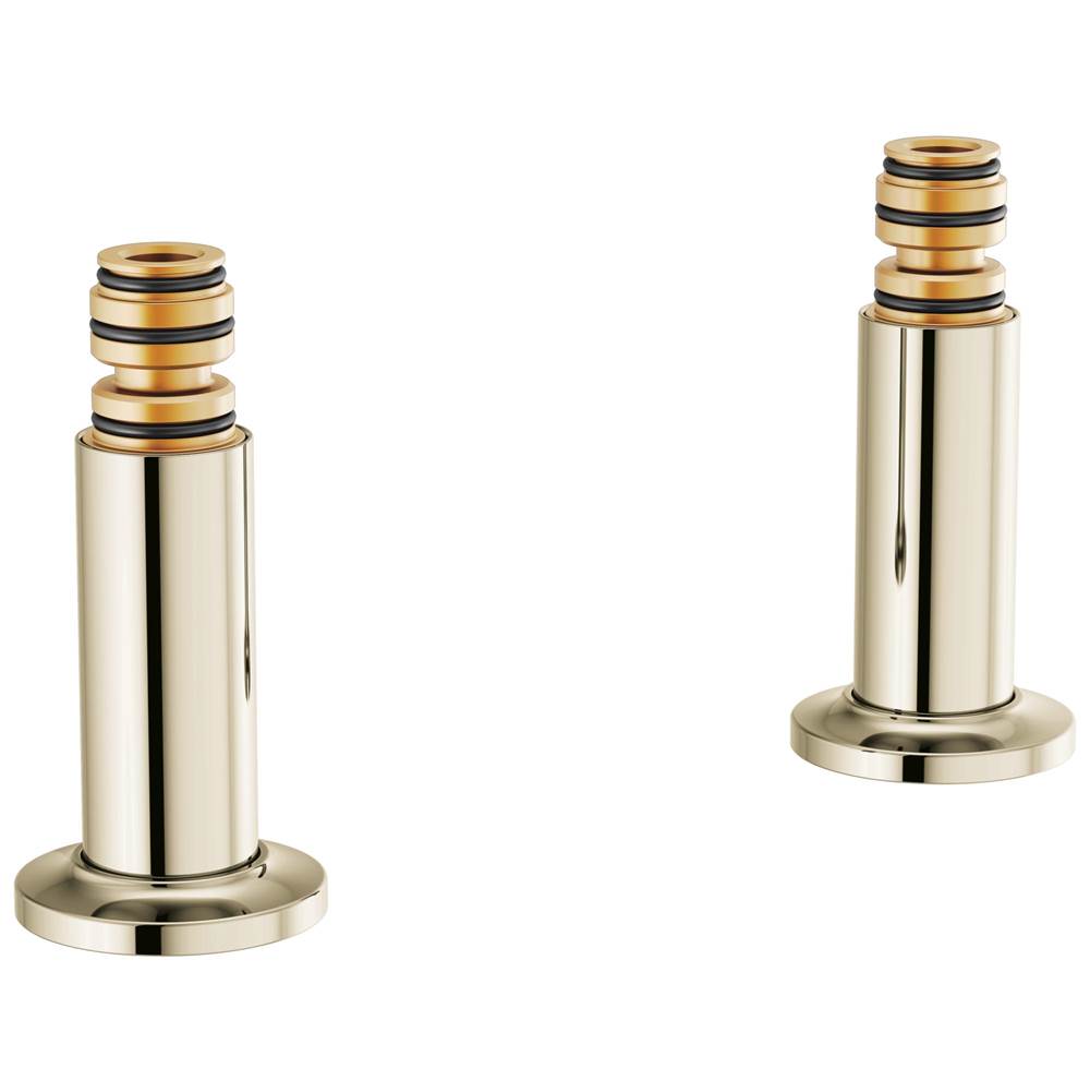 Brizo - Frank Lloyd Wright Deck Mount Tub Filler Unions - Polished Nickel