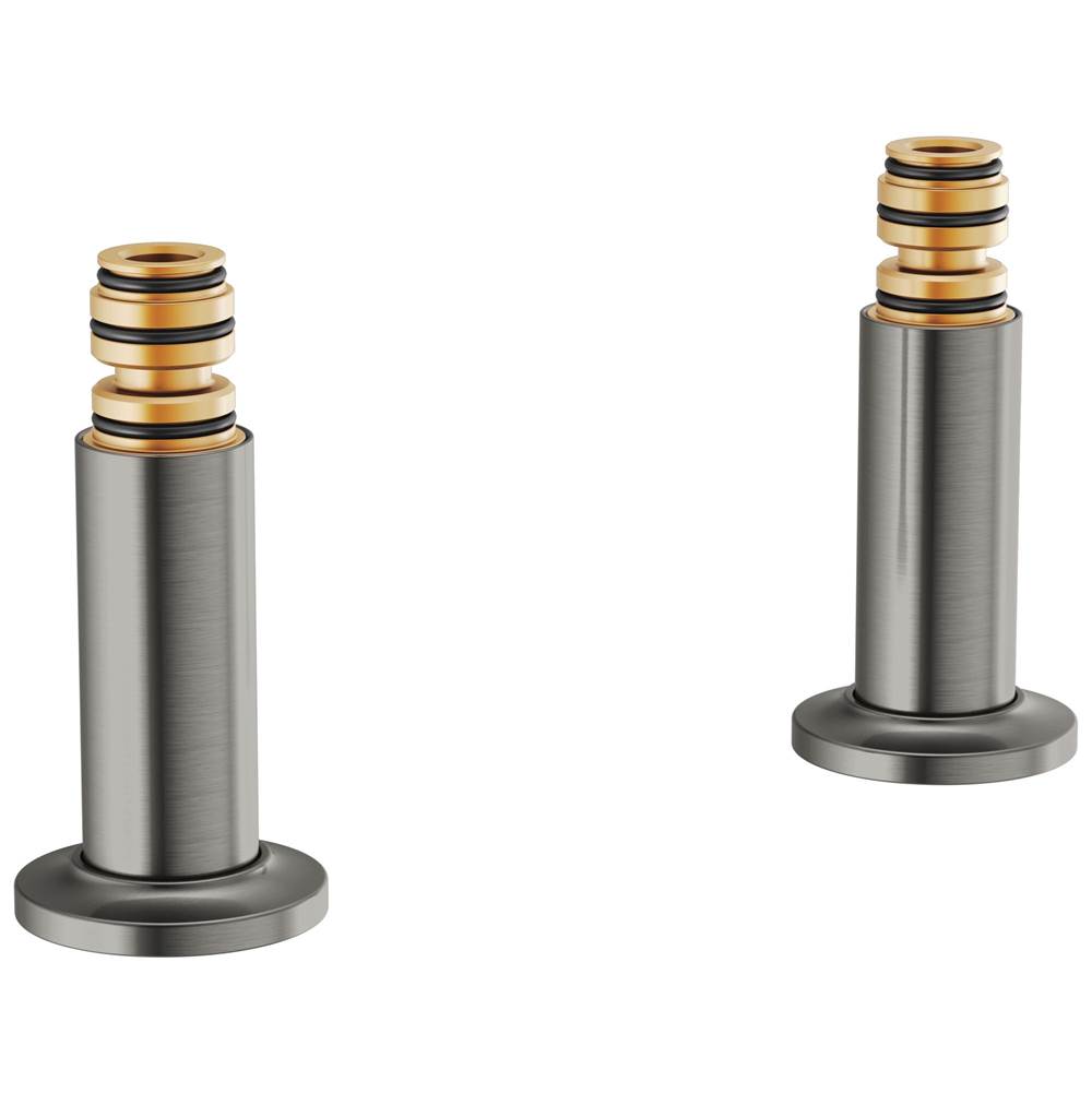 Brizo - Frank Lloyd Wright Deck Mount Tub Filler Unions - Luxe Steel