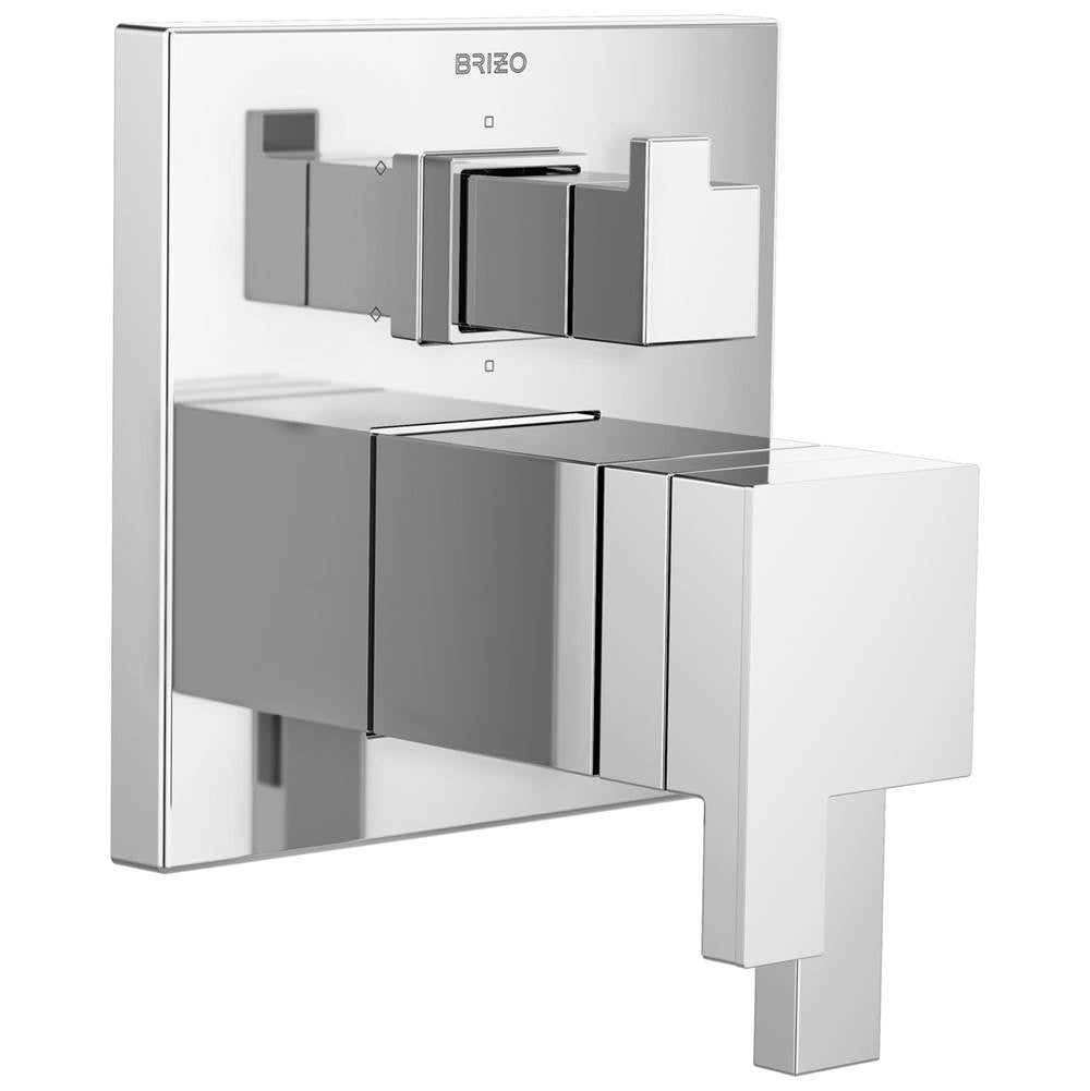 Brizo - Siderna TempAssure Thermostatic Valve with Integrated 6-Function Diverter Trim - Chrome