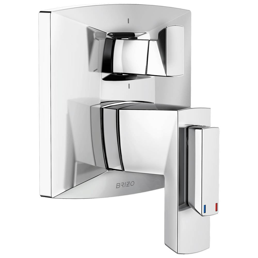 Brizo - Vettis Tempassure Thermostatic Valve With Integrated 6-Function Diverter Trim - Chrome