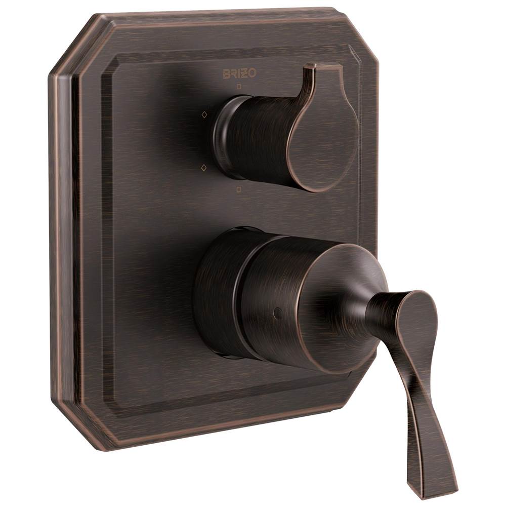 Brizo - Virage Pressure Balance Valve with Integrated 6-Function Diverter Trim - Venetian Bronze