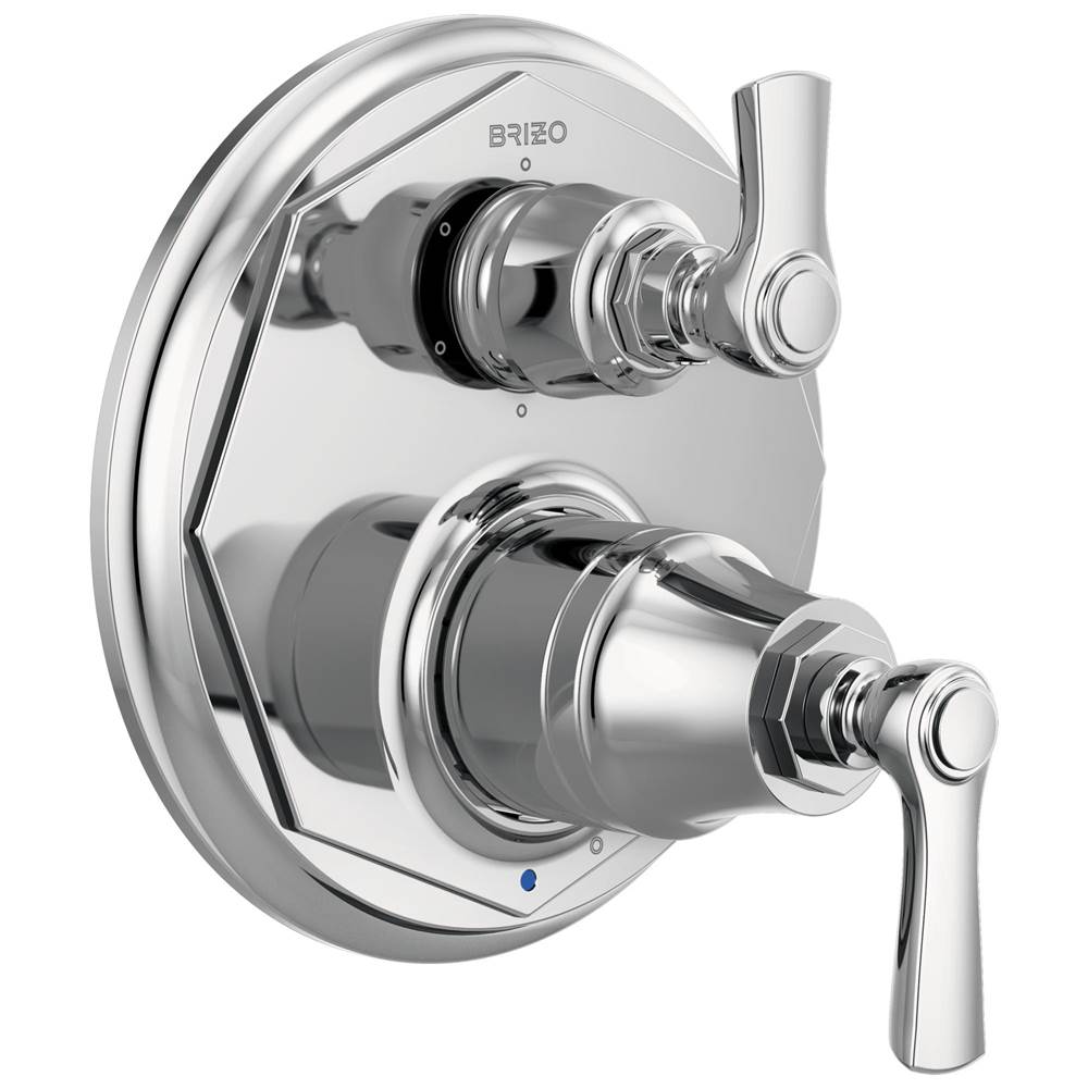 Brizo - Rook Pressure Balance Valve with Integrated 6-Function Diverter Trim - Chrome
