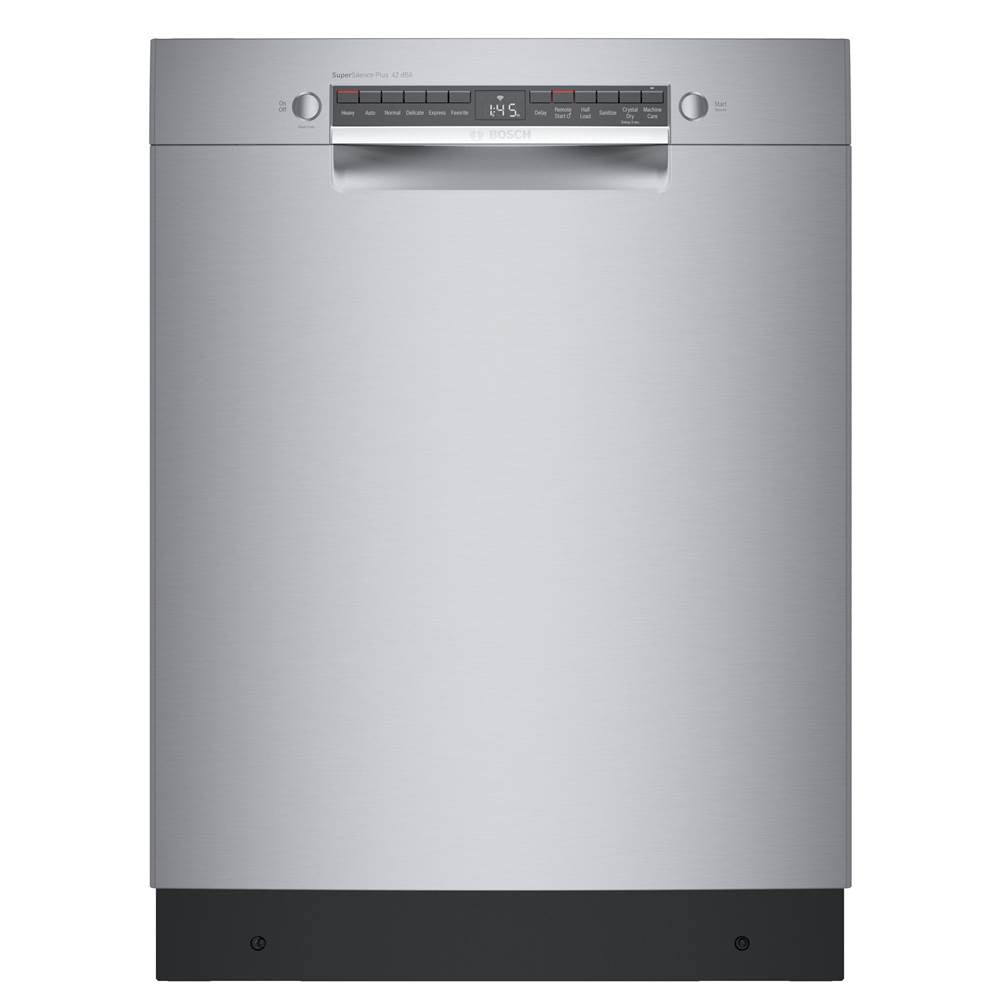 Bosch - 100 Pr, Bar Handle, 5/4 cycles, 46 dBA, Standard 3rd Rack, Rackmatic - SS - Stainless steel