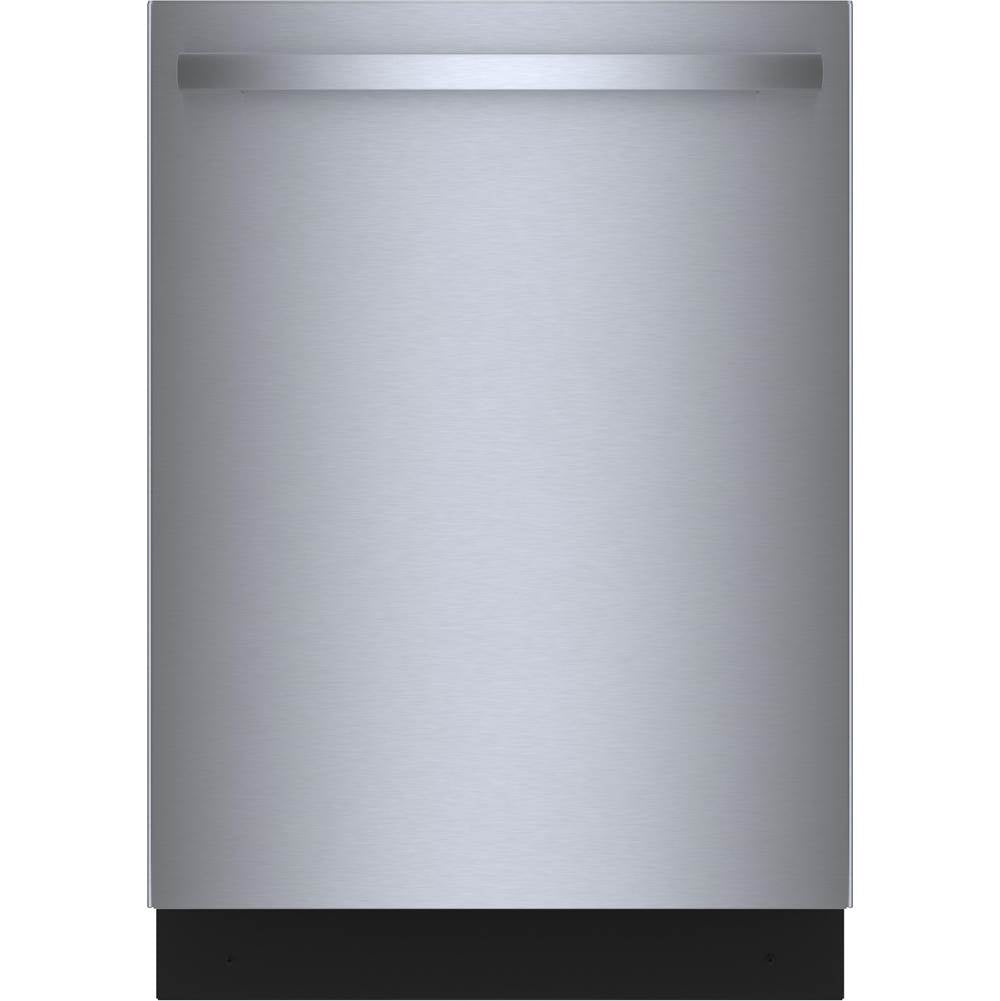 Bosch - 800 Bar Hndl, 5/4 cycles, 42 dBA, Flex 3rd Rck, InfoLight, CrystalDry - WH - White