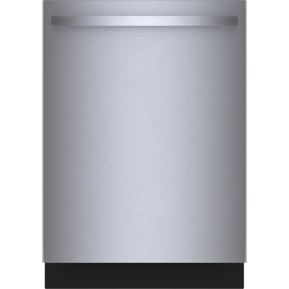 Bosch - 800 Bar Hndl, 5/4 cycles, 42 dBA, Flex 3rd Rck, InfoLight, CrystalDry - BL - Black