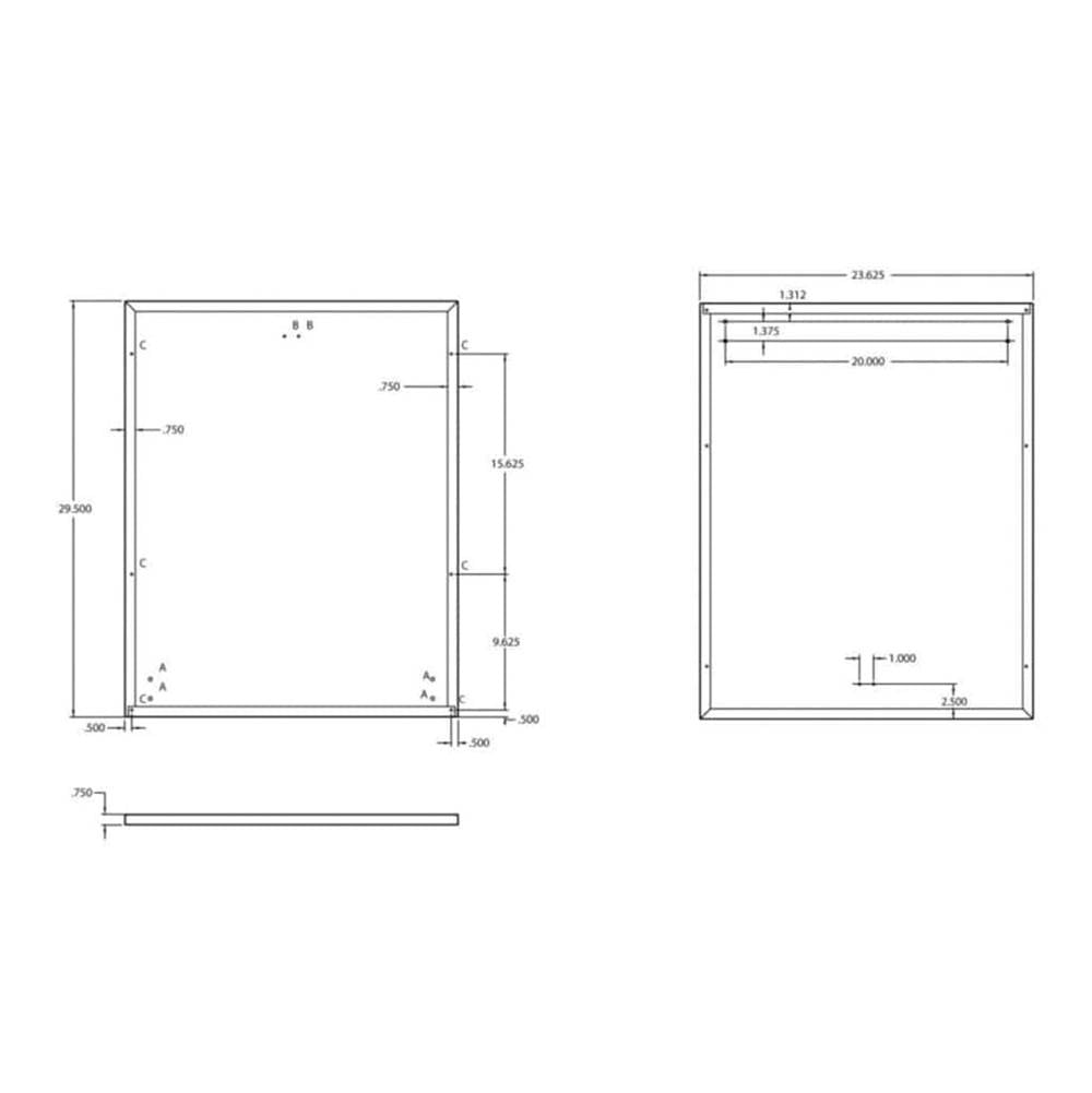 24'' Dishwasher Panel