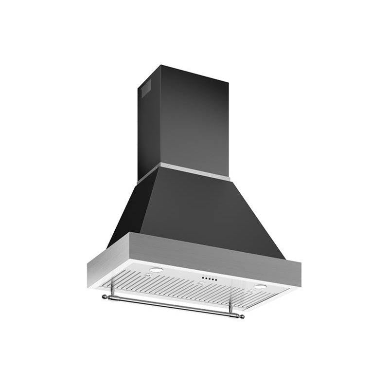 Bertazzoni - Canopy Hood, 36'', Nero - Nero Matte