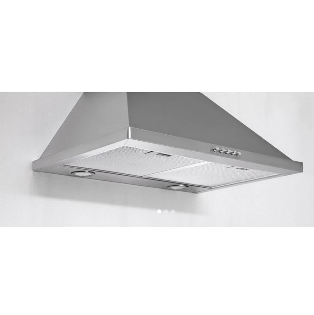 Chimney Hood, 30'', 1 Motor, 600 cfm