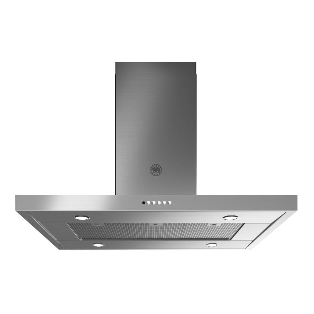 Bertazzoni - T Shape Island Hood, 42'', 600 cfm - Stainless Steel