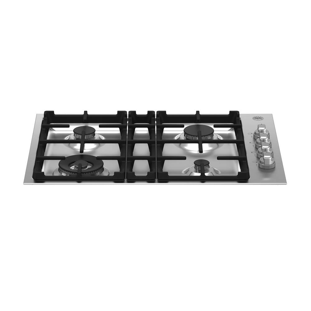 Bertazzoni - Master Series Drop-In Gas Cooktop, 4 Burners, 30'' - Stainless Steel