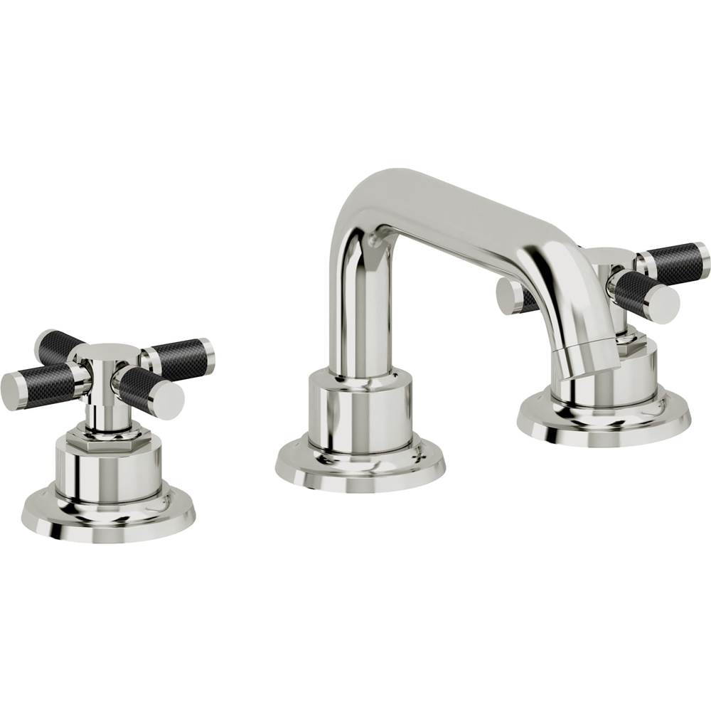 California Faucets - 8'' Widespread Lavatory Faucet with Completely Finished ZeroDrain - Polished Chrome