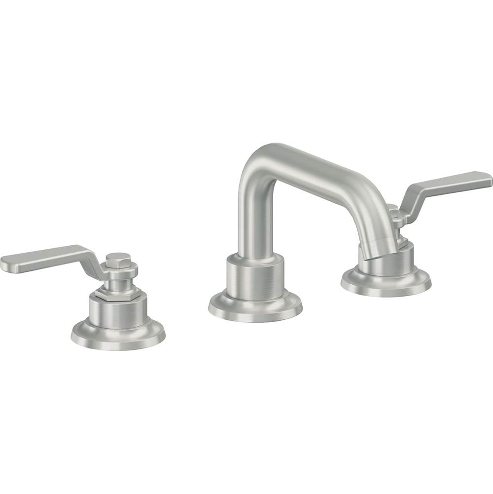 California Faucets - 8'' Widespread Lavatory Faucet with ZeroDrain - Satin Chrome Pvd