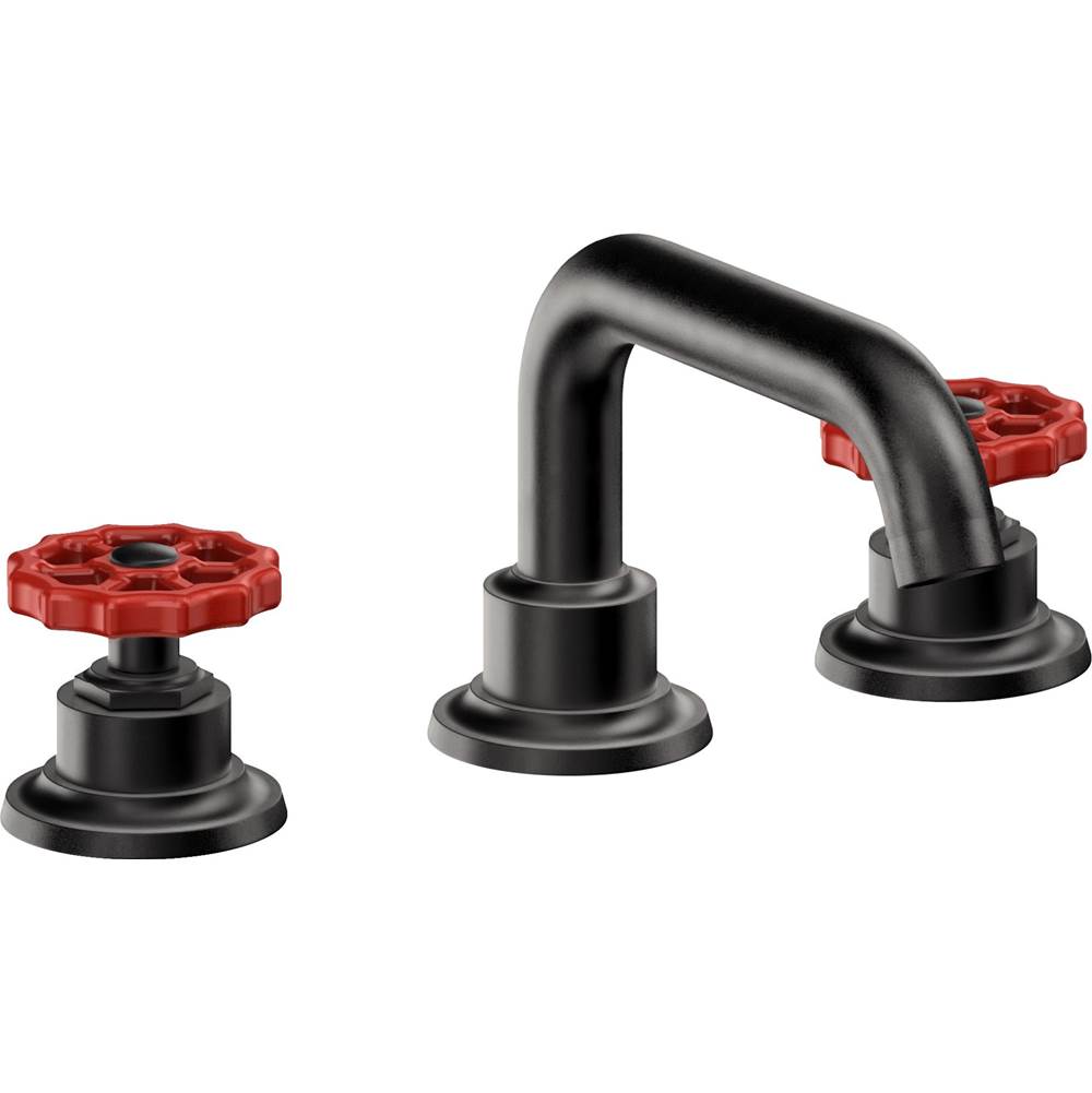 California Faucets - 8'' Widespread Lavatory Faucet - Matte Black