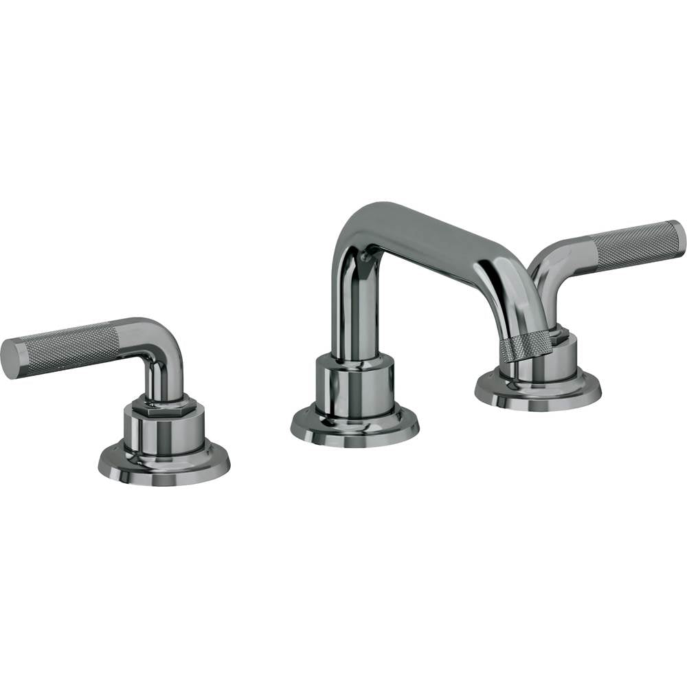 California Faucets - 8'' Widespread Lavatory Faucet with ZeroDrain - Black Nickel Pvd