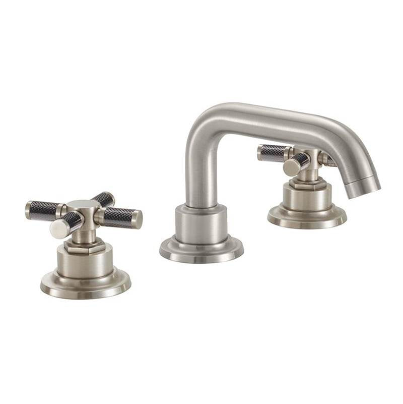 California Faucets - 8'' Widespread Lavatory Faucet with Completely Finished ZeroDrain - Gloss White