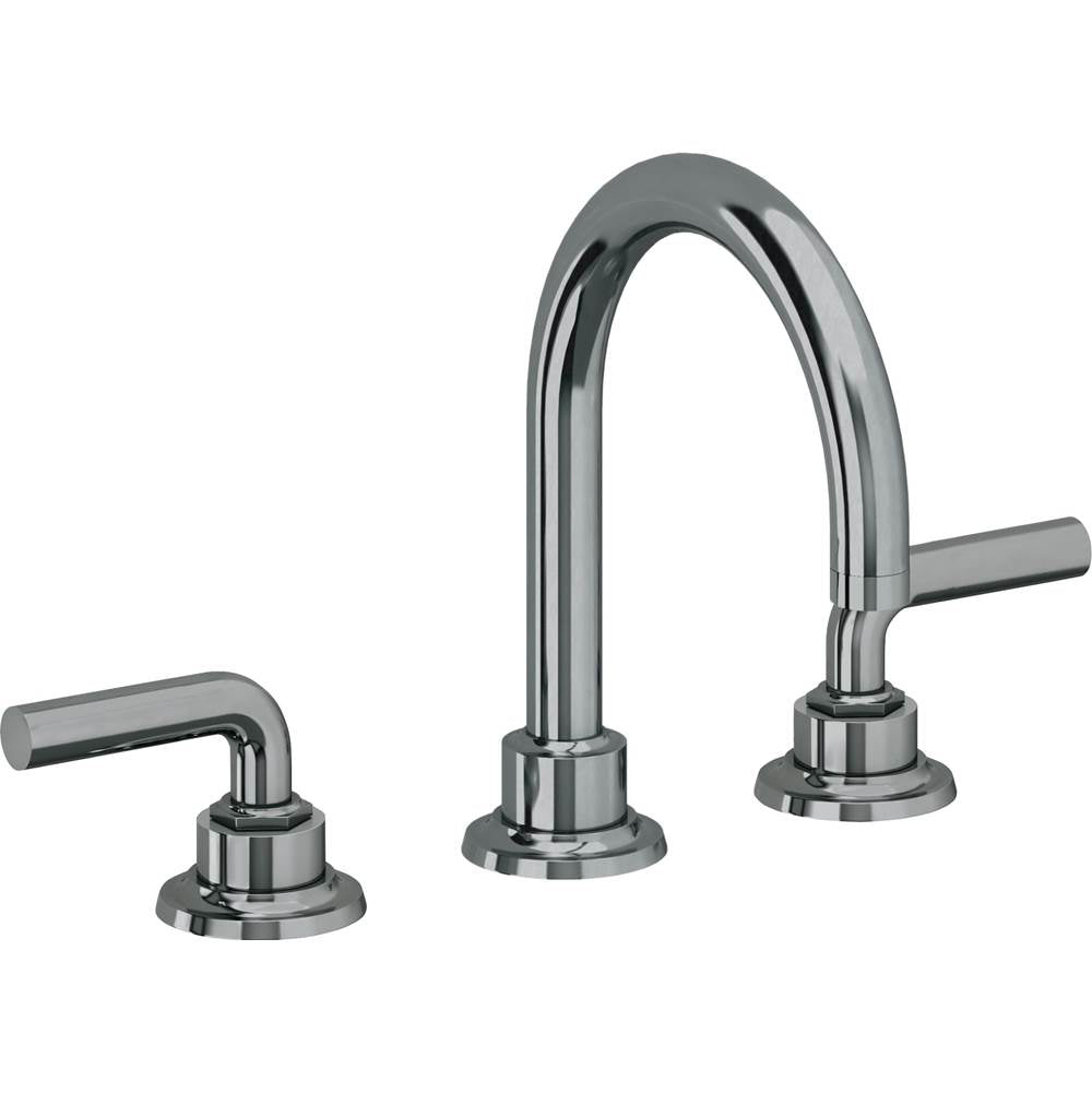 California Faucets - 8'' Widespread Lavatory Faucet with ZeroDrain - Black Nickel Pvd