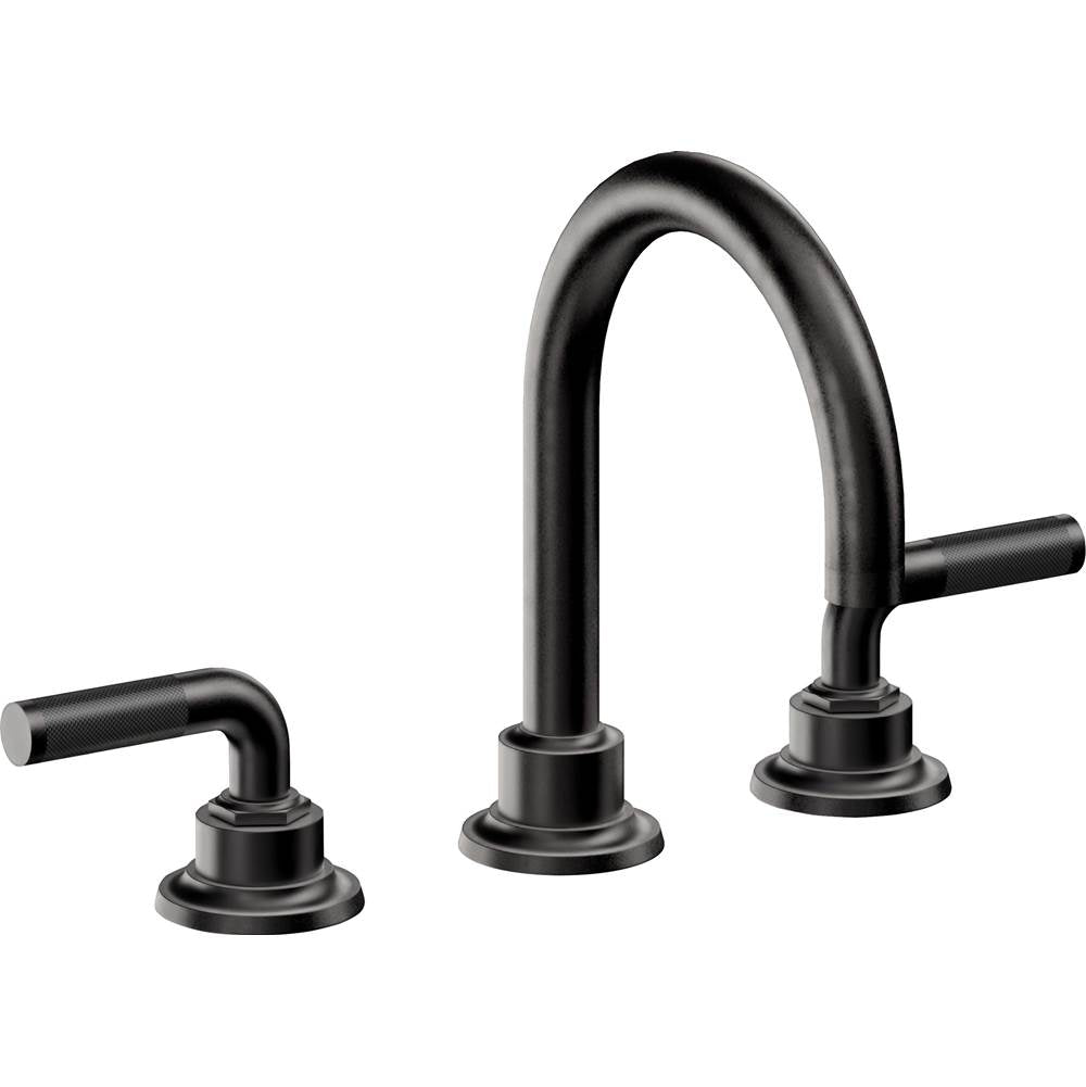 California Faucets - 8'' Widespread Lavatory Faucet - Matte Black