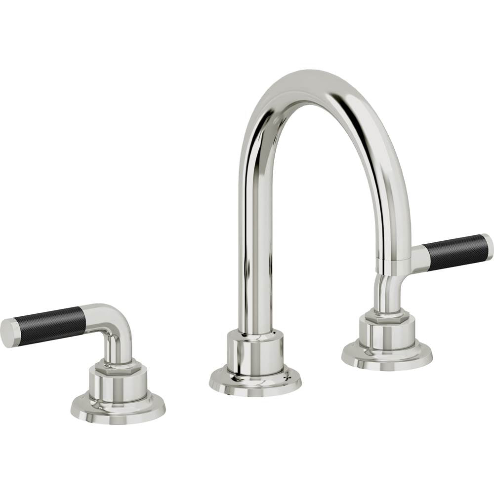 California Faucets - 8'' Widespread Lavatory Faucet with ZeroDrain - Polished Chrome