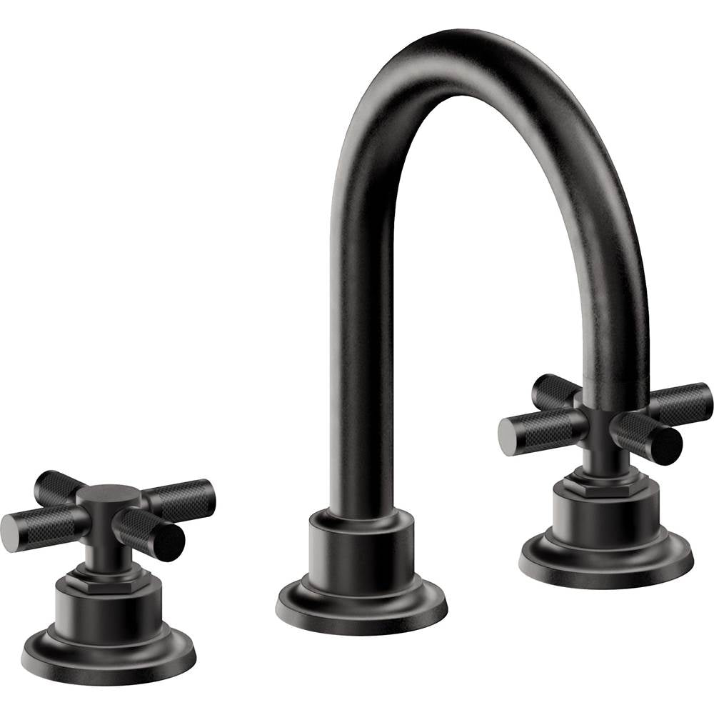 California Faucets - 8'' Widespread Lavatory Faucet - Matte Black