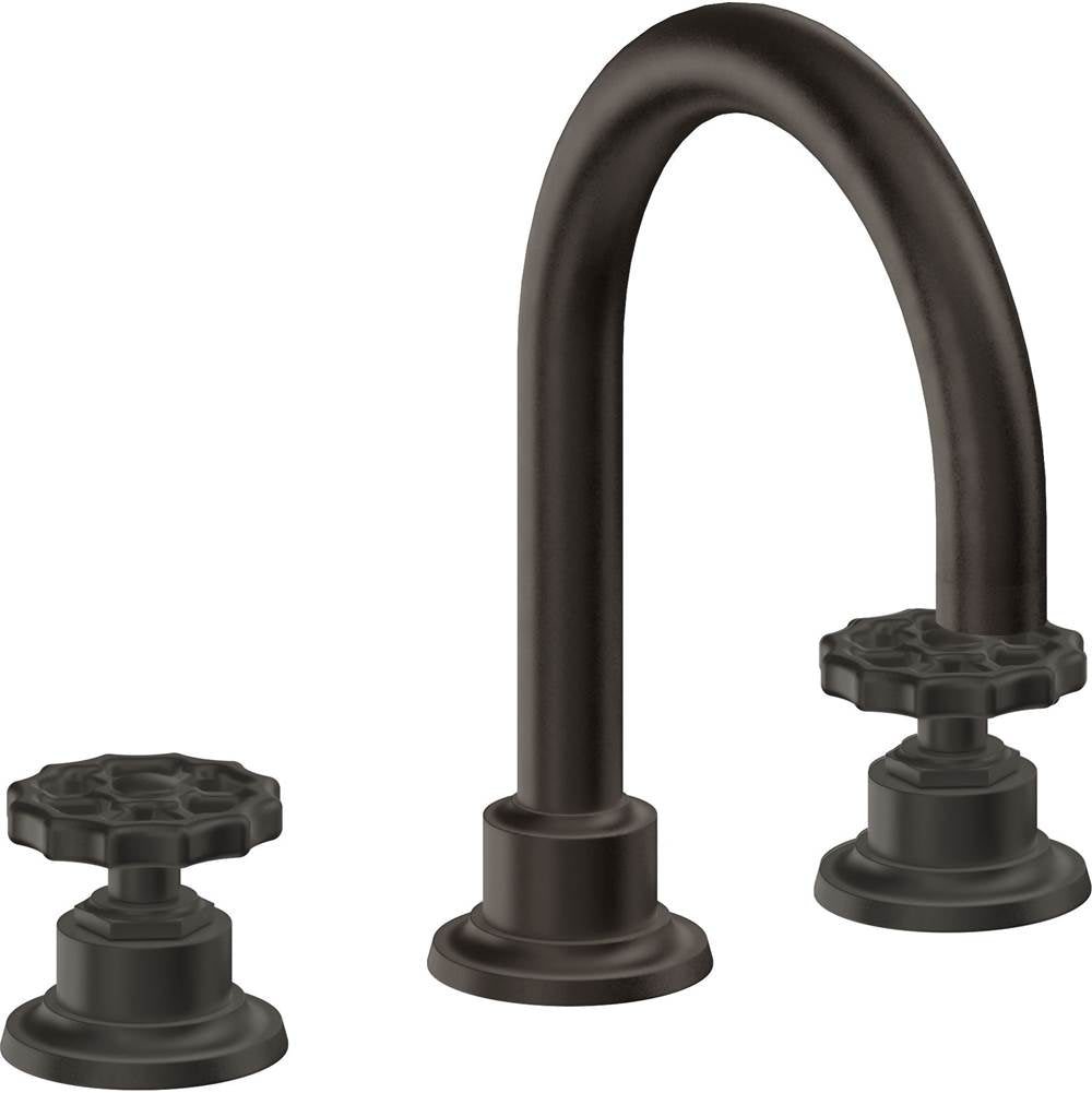 California Faucets - 8'' Widespread Lavatory Faucet with ZeroDrain - Oil Rubbed Bronze