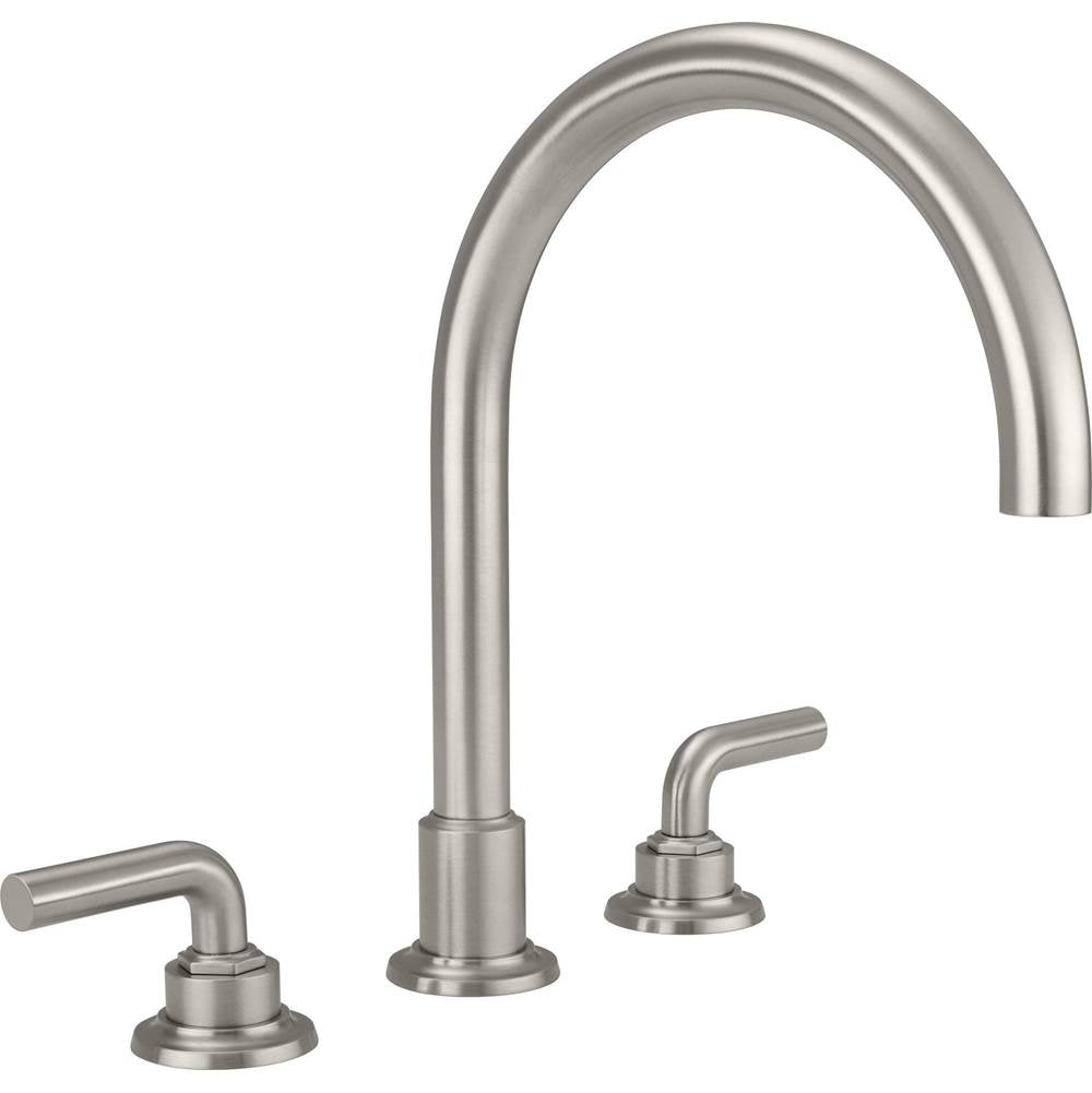 California Faucets - Complete Roman Tub Set - Gloss White
