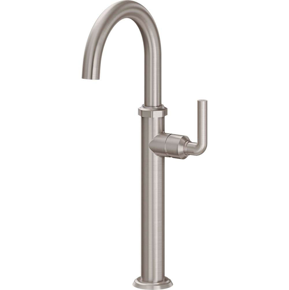 California Faucets - Single Hole Lavatory/Bar/Prep Faucet - High Spout - Gloss White