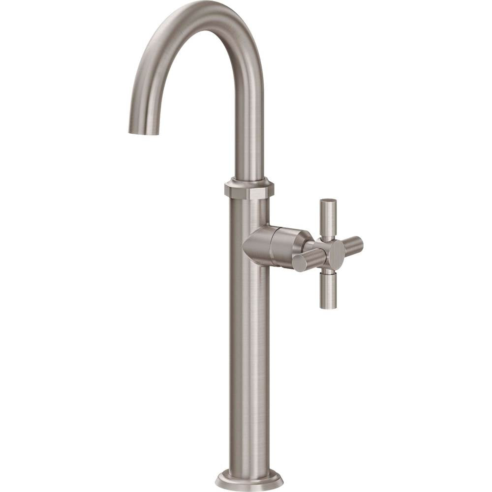 California Faucets - Single Hole Lavatory/Bar/Prep Faucet - High Spout - Gloss White
