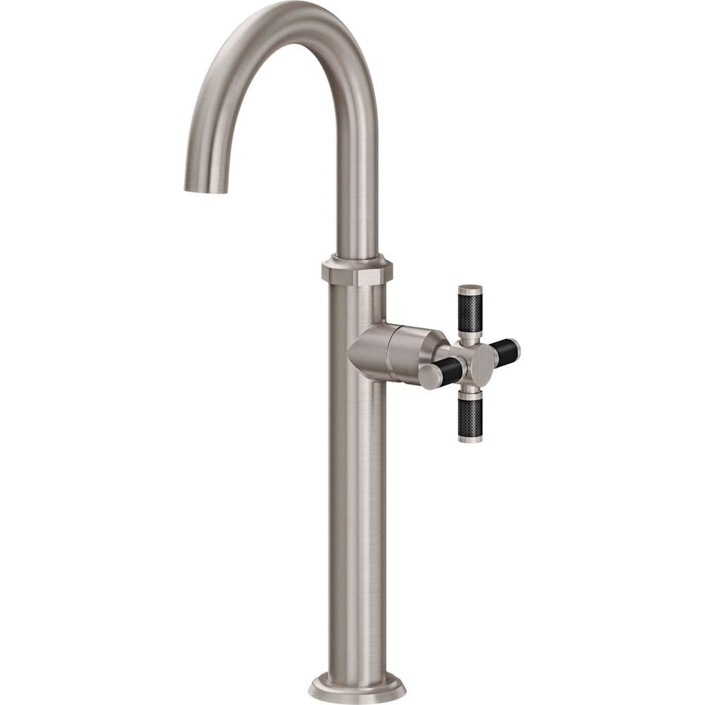 California Faucets - Single Hole Lavatory/Bar/Prep Faucet - High Spout - Gloss White