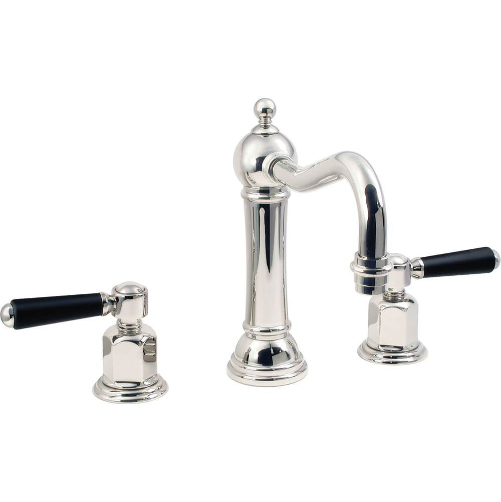 California Faucets - 8'' Widespread Lavatory Faucet with ZeroDrain - Gloss White