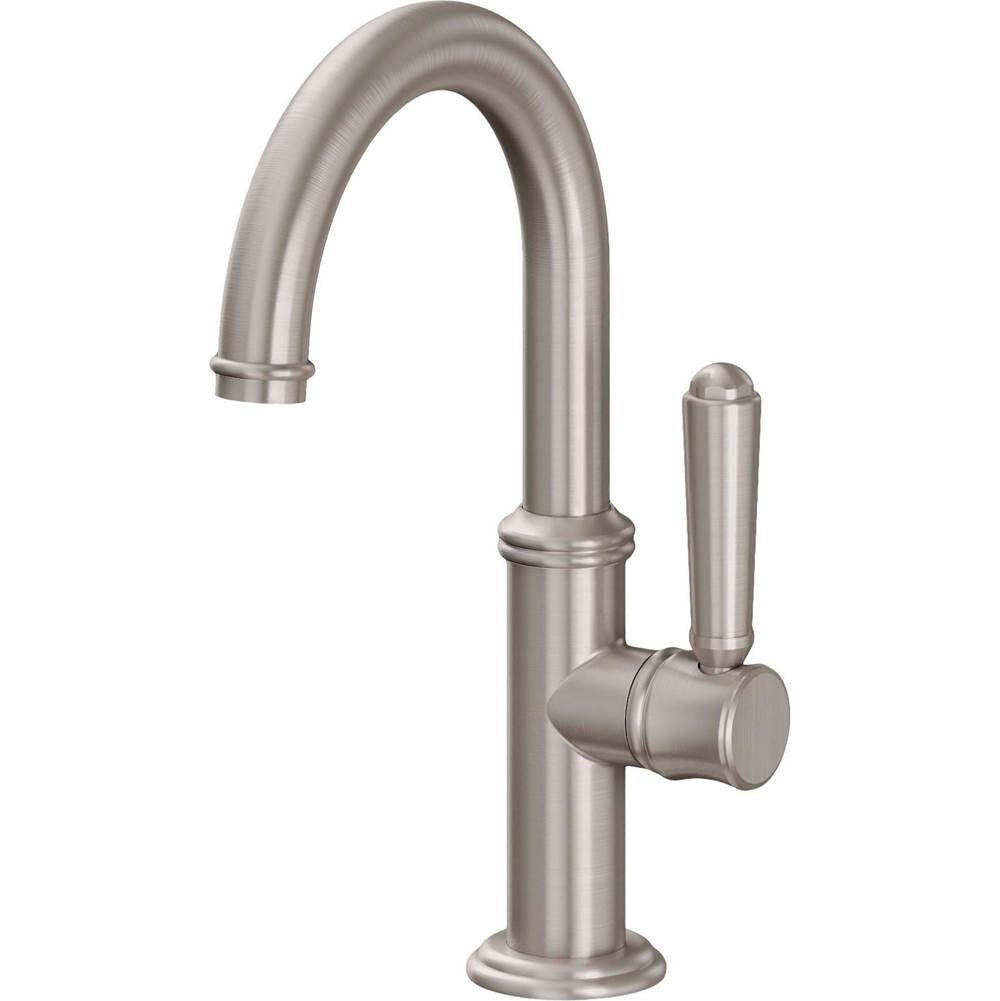 California Faucets - Single Hole Lavatory/Bar/Prep Faucet - Low Spout - Gloss White
