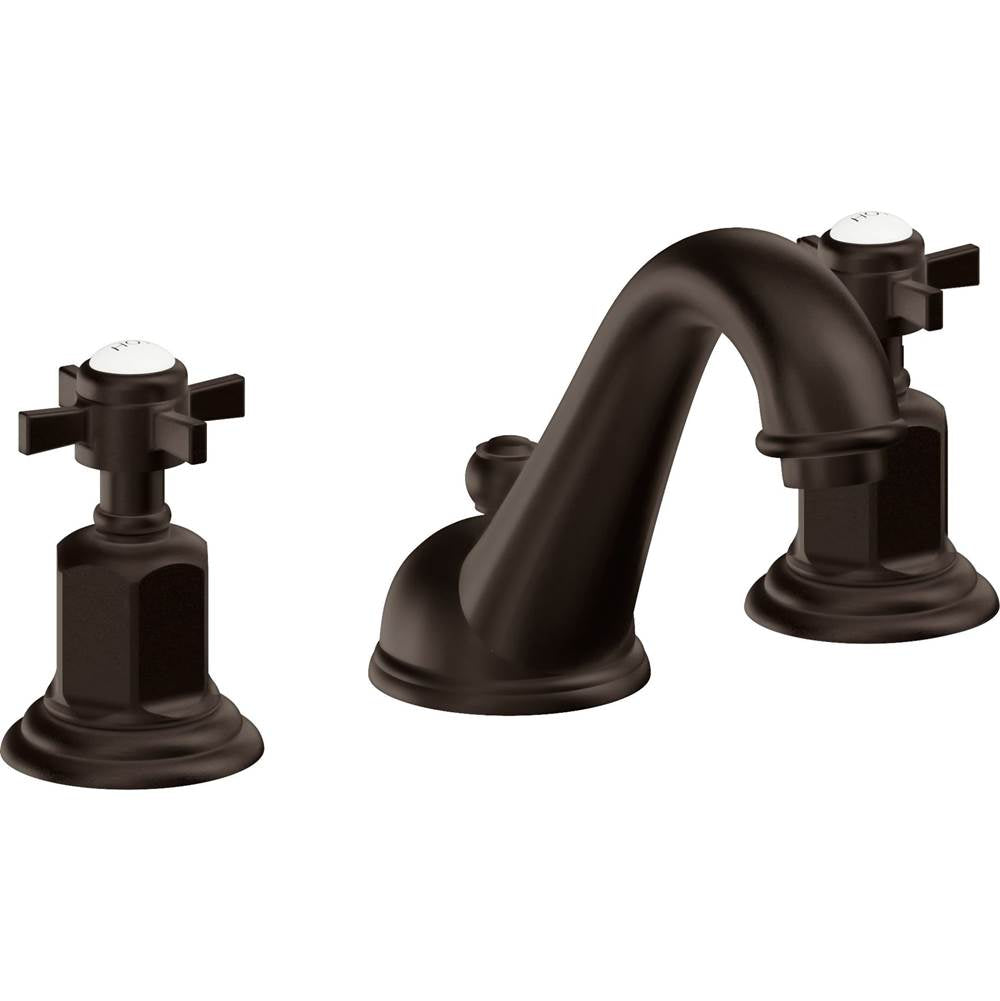 California Faucets - 8'' Widespread Lavatory Faucet with ZeroDrain - Bella Terra Bronze