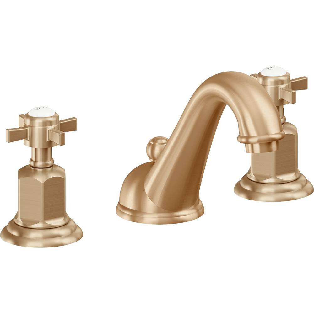 California Faucets - 8'' Widespread Lavatory Faucet - Satin Bronze Pvd