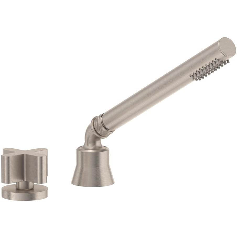 California Faucets - Complete Handshower & Diverter for Roman Tub - Gloss White