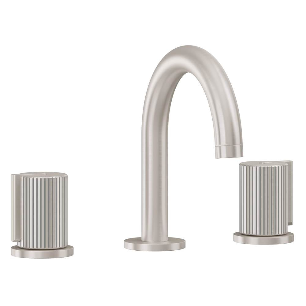 California Faucets - 8'' Widespread Lavatory Faucet with ZeroDrainE - Gloss White