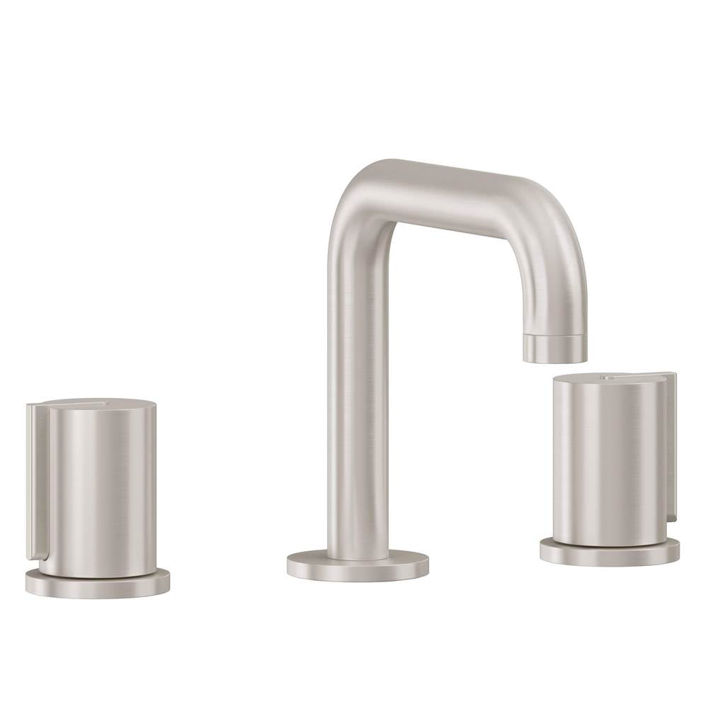 California Faucets - 8'' Widespread Lavatory Faucet with ZeroDrainE - Gloss White