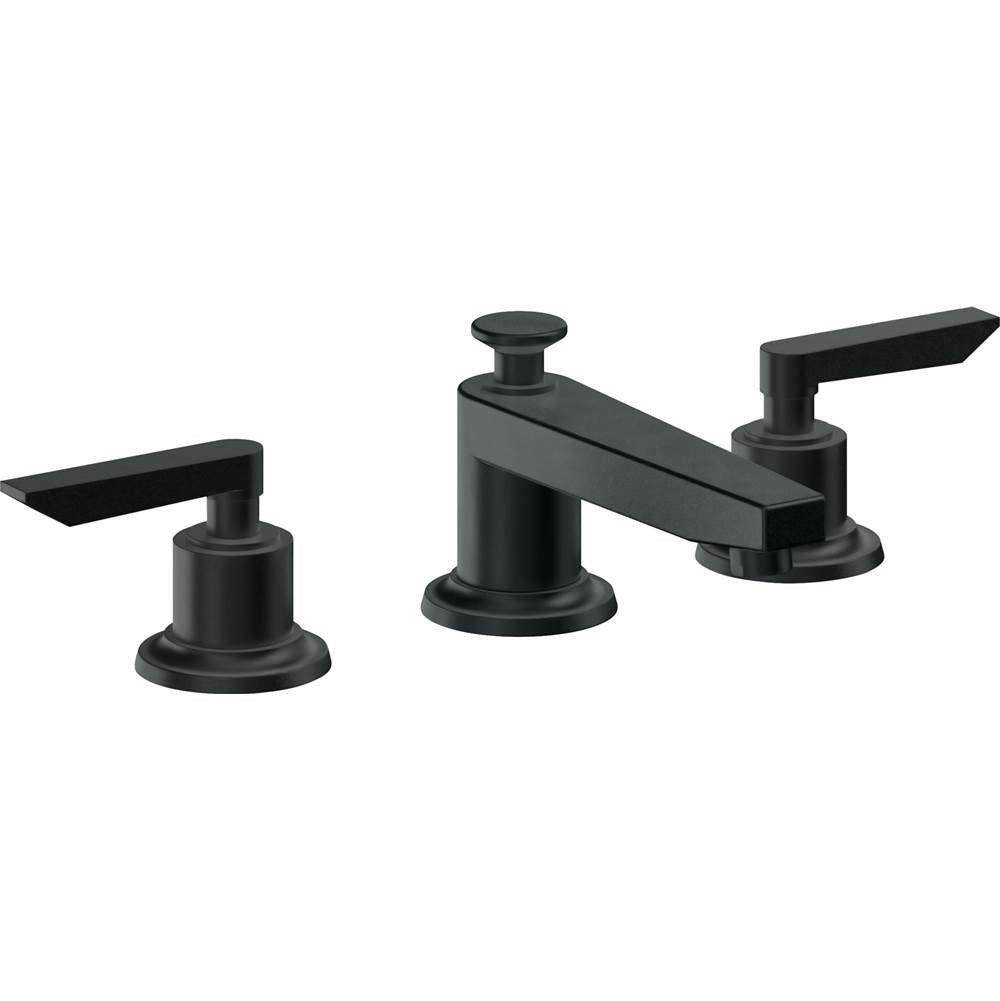 California Faucets - 8'' Widespread Lavatory Faucet with ZeroDrain - Carbon Pvd