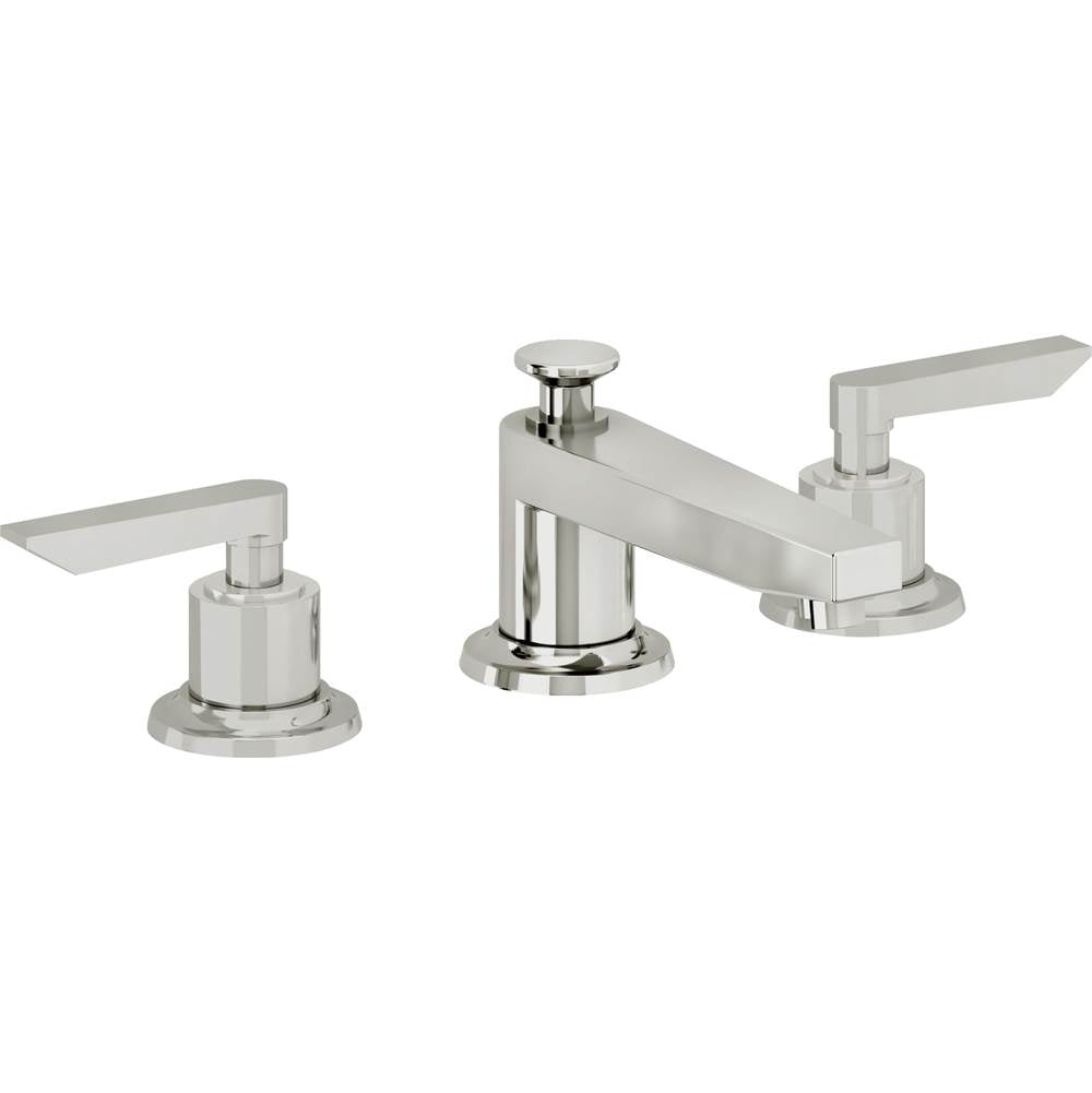 California Faucets - 8'' Widespread Lavatory Faucet with Completely Finished ZeroDrain - Polished Chrome