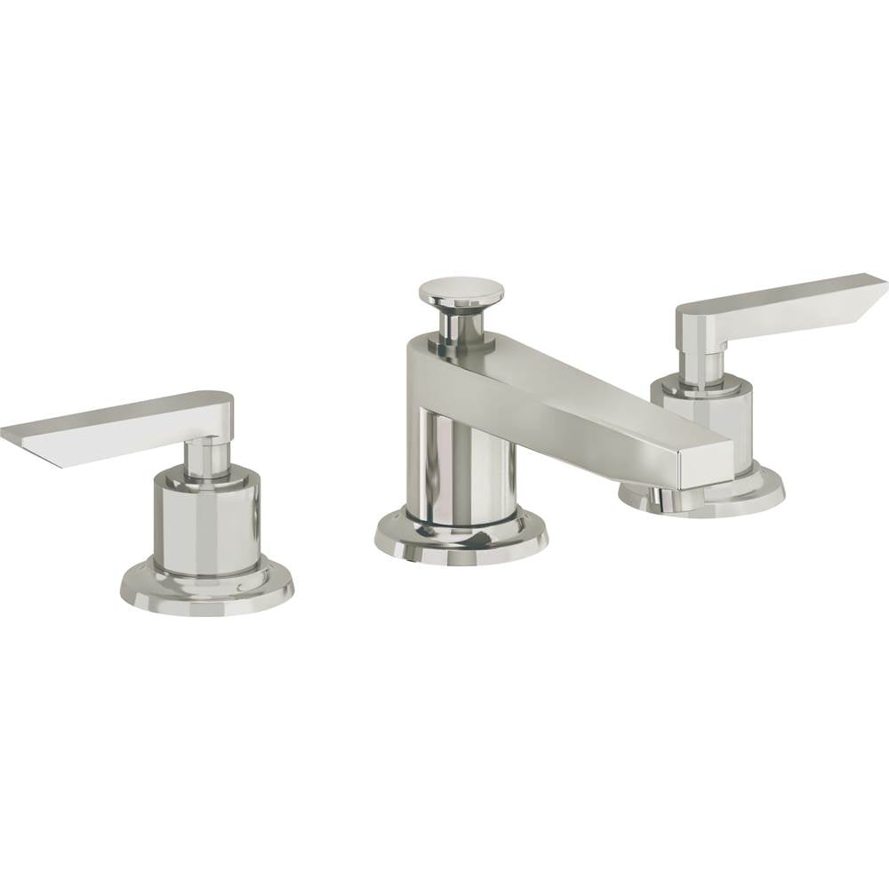 California Faucets - 8'' Widespread Lavatory Faucet - Polished Nickel Pvd