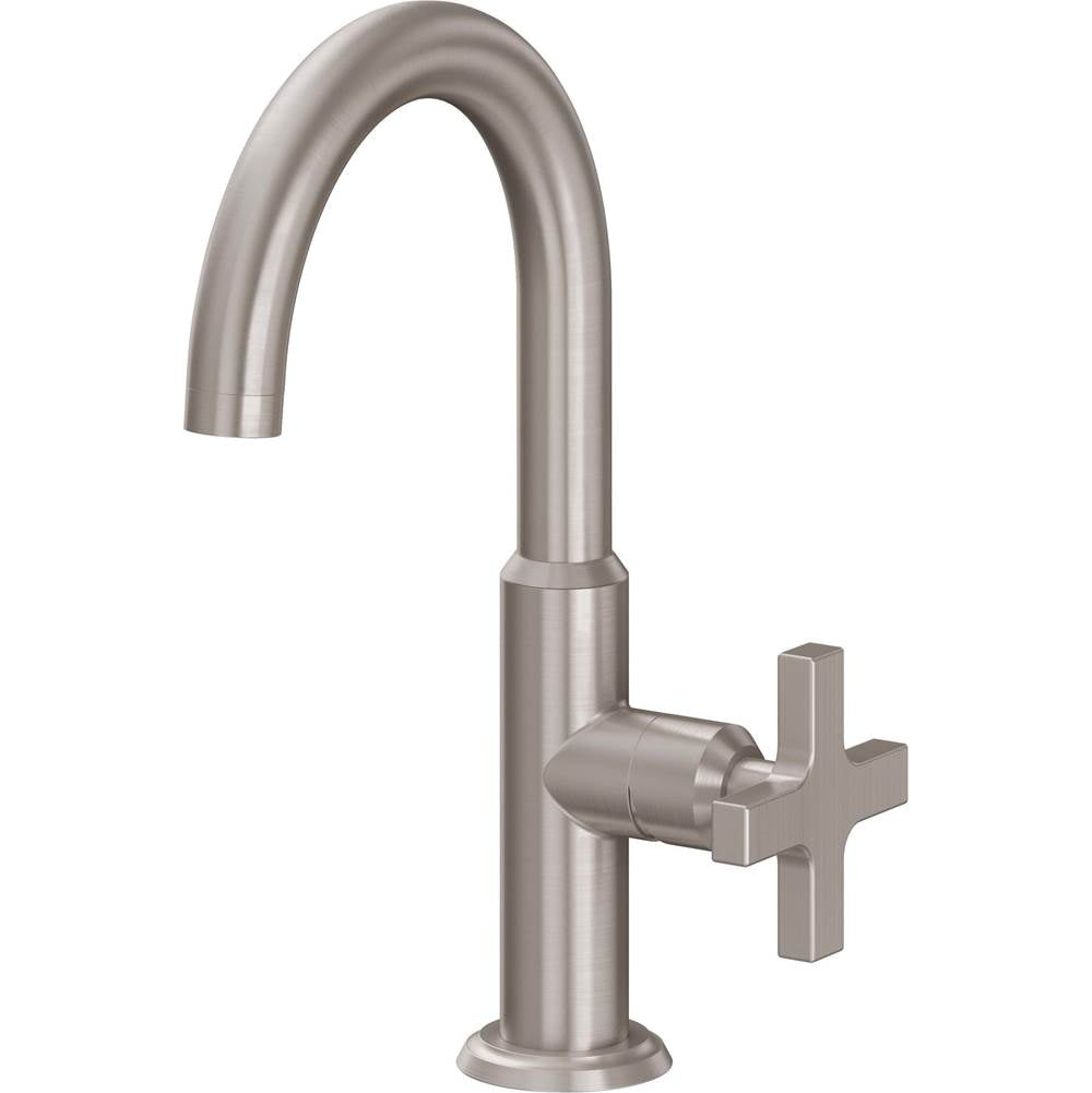 California Faucets - Single Hole Lavatory/Bar/Prep Faucet - Low Spout - Gloss White