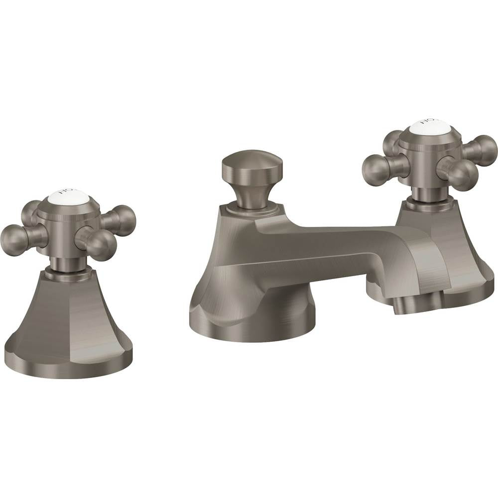 California Faucets - 8'' Widespread Lavatory Faucet - Graphite Pvd