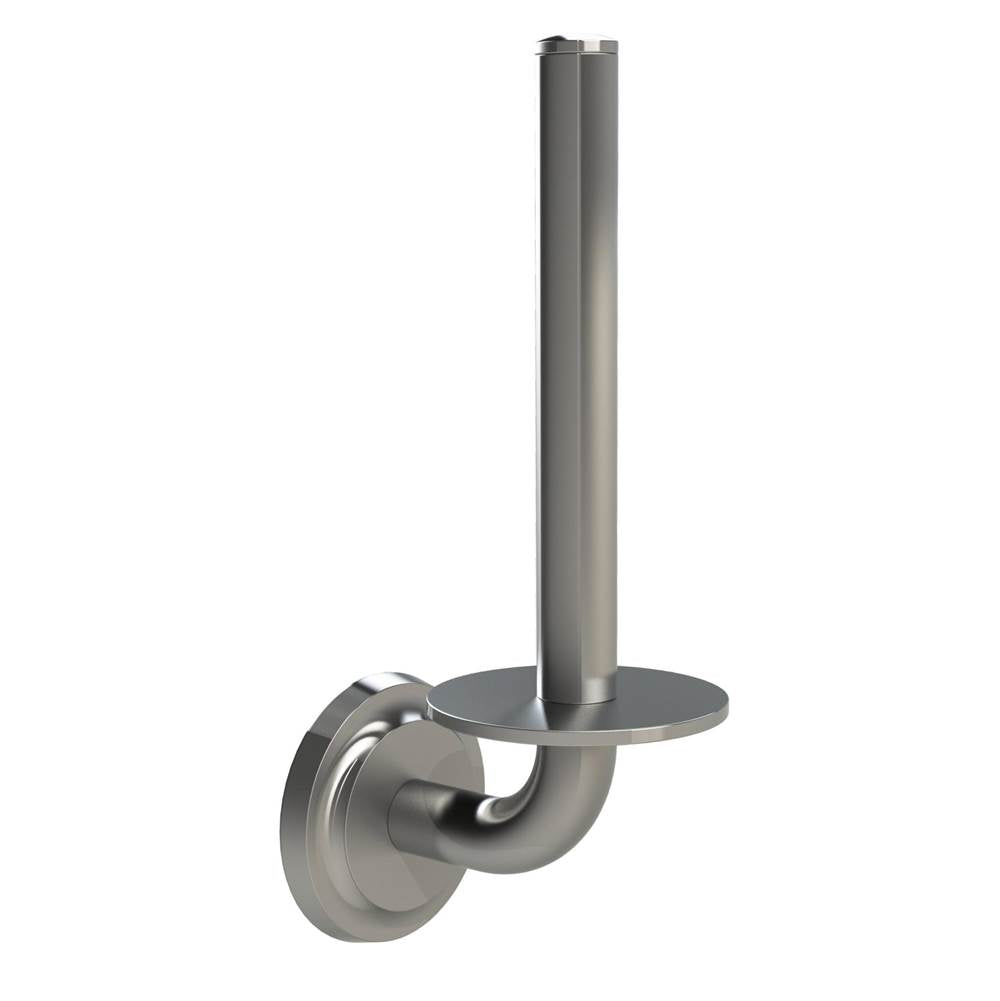 California Faucets - Vertical Spare Toilet Paper Holder - Gloss White