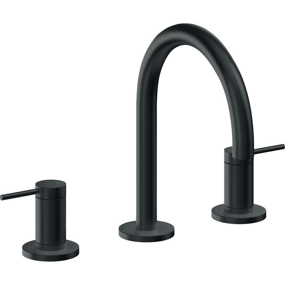California Faucets - 8'' Widespread Lavatory Faucet - Carbon Pvd