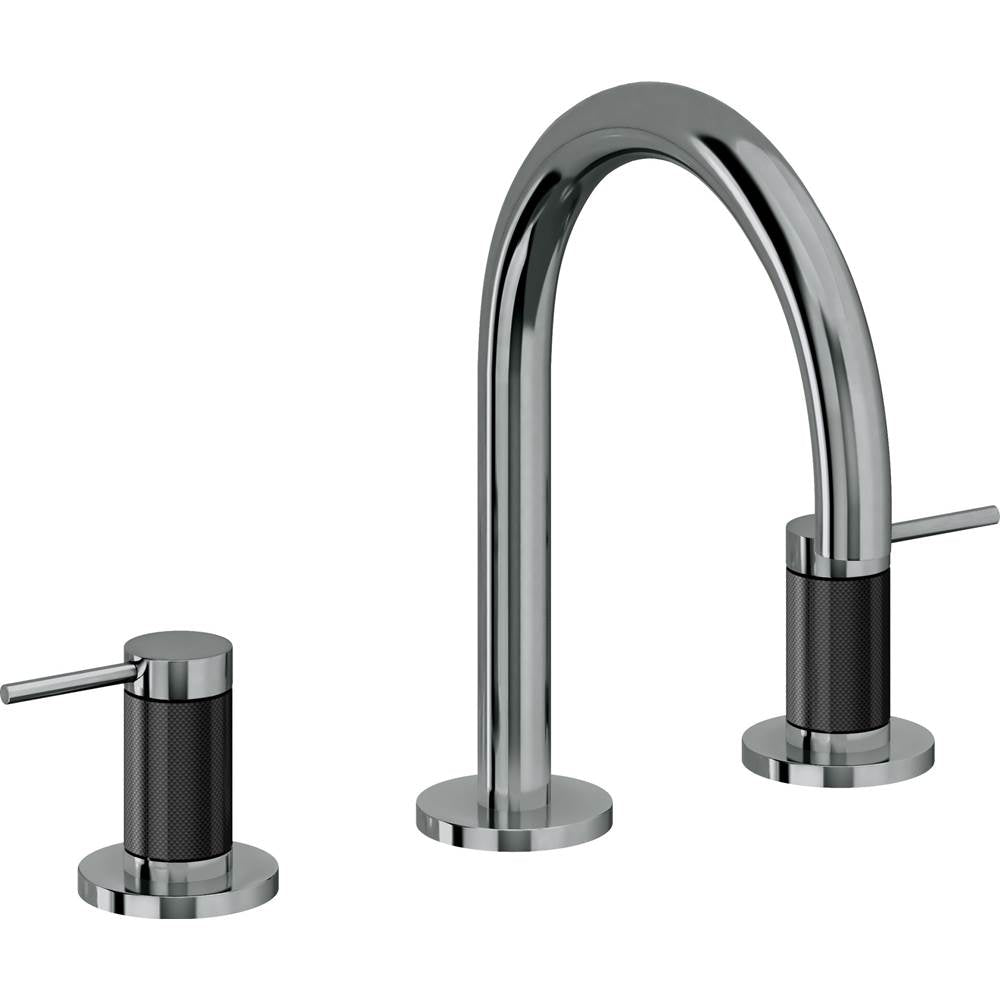 California Faucets - 8'' Widespread Lavatory Faucet - Black Nickel Pvd