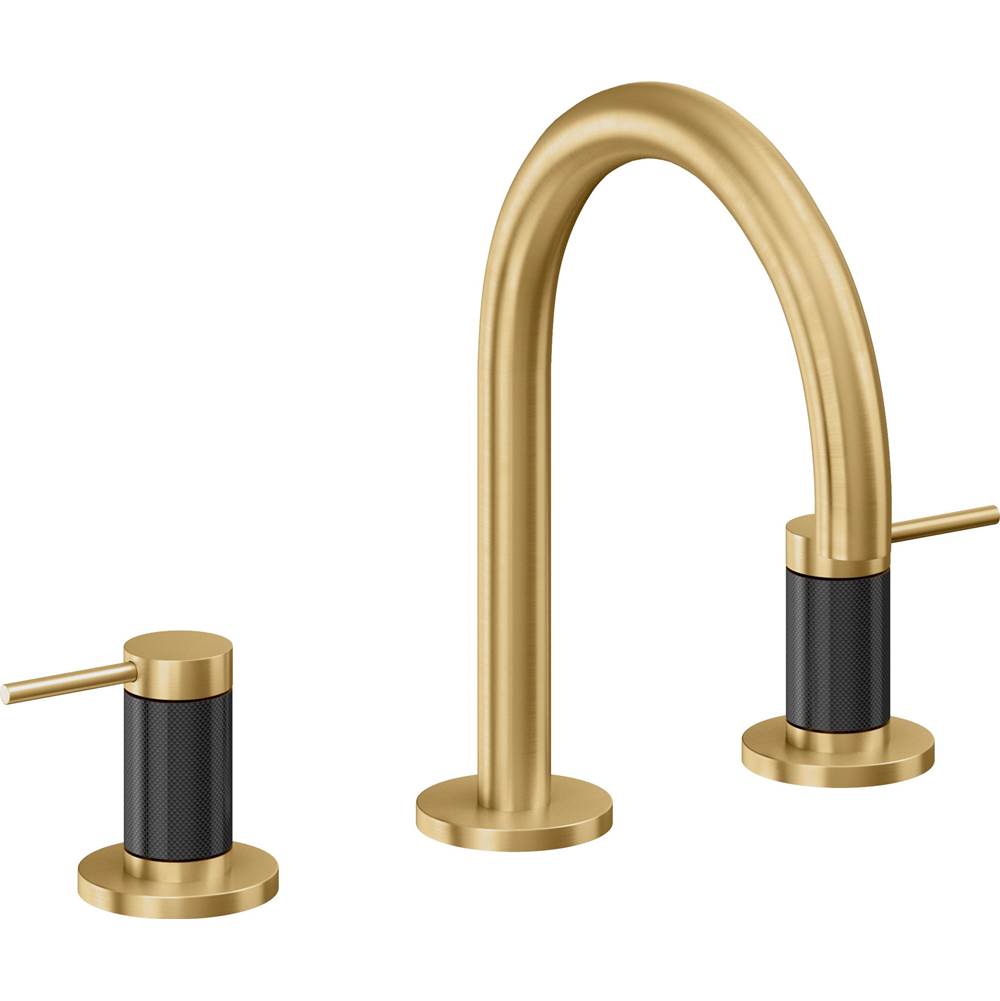 California Faucets - 8'' Widespread Lavatory Faucet - Lifetime Satin Gold Pvd