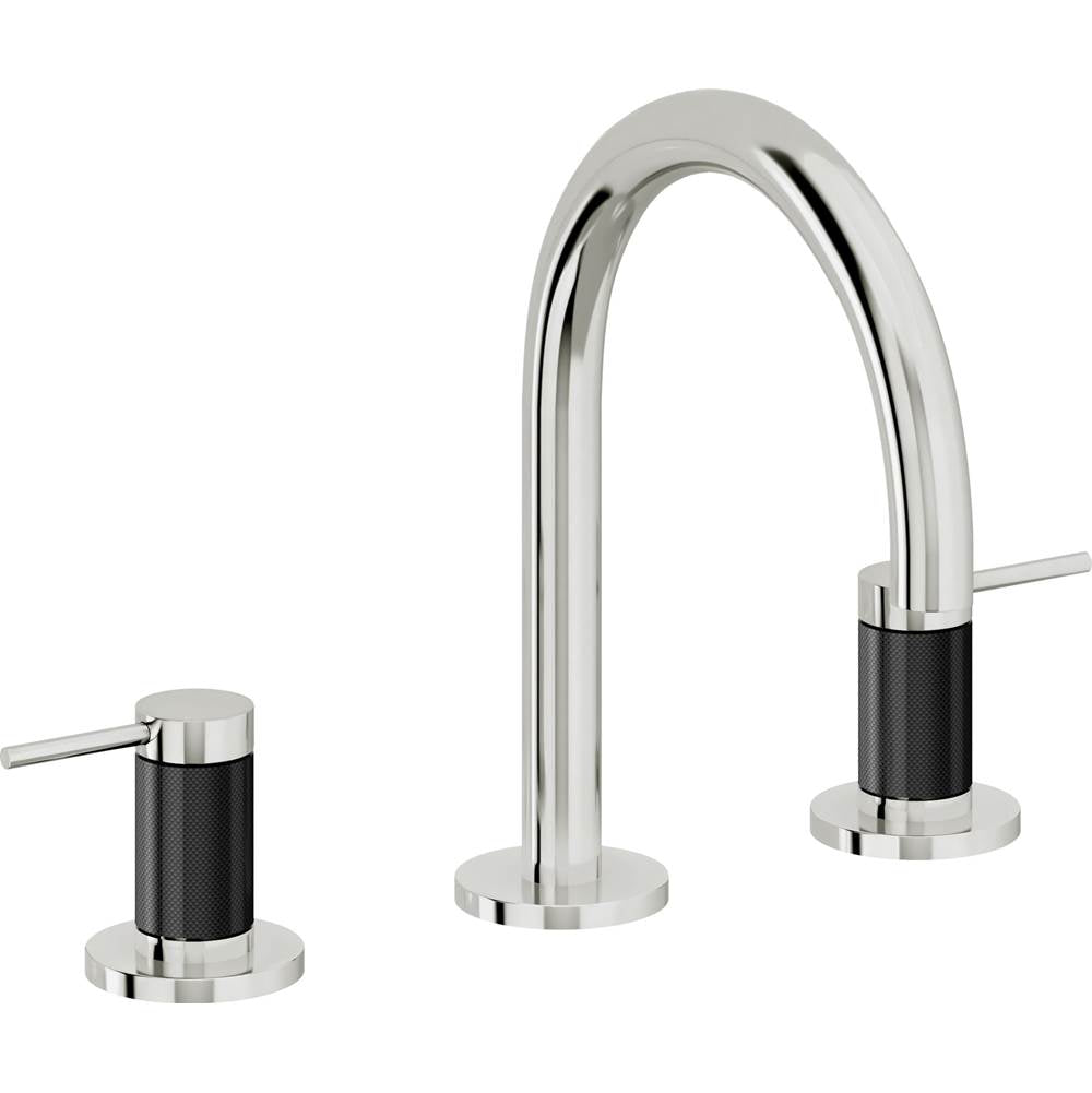 California Faucets - 8'' Widespread Lavatory Faucet with Completely Finished ZeroDrain - Polished Chrome