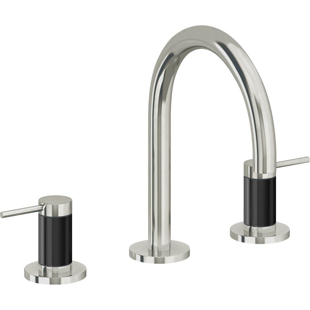 California Faucets - 8'' Widespread Lavatory Faucet - Polished Nickel Pvd