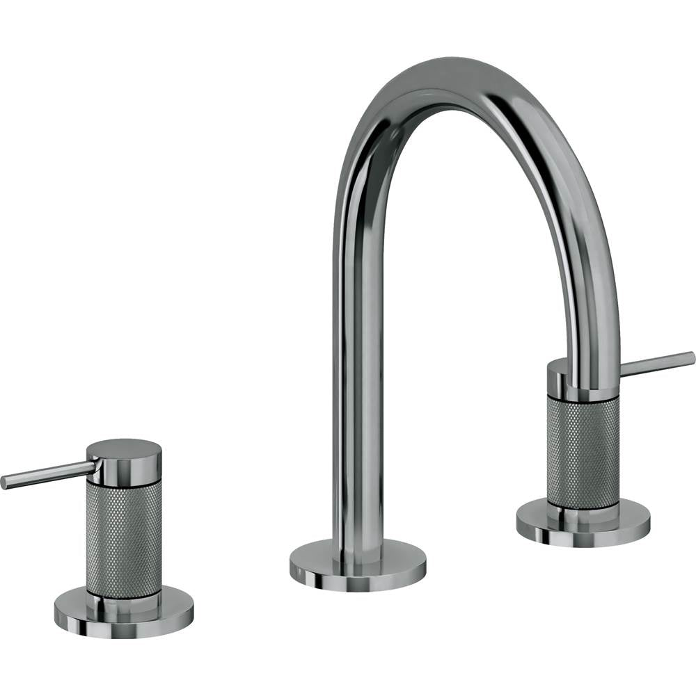California Faucets - 8'' Widespread Lavatory Faucet - Black Nickel Pvd